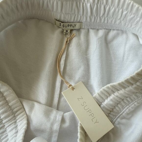 Z supply Sage Terry Short in White Size M NWT - Picture 4 of 5